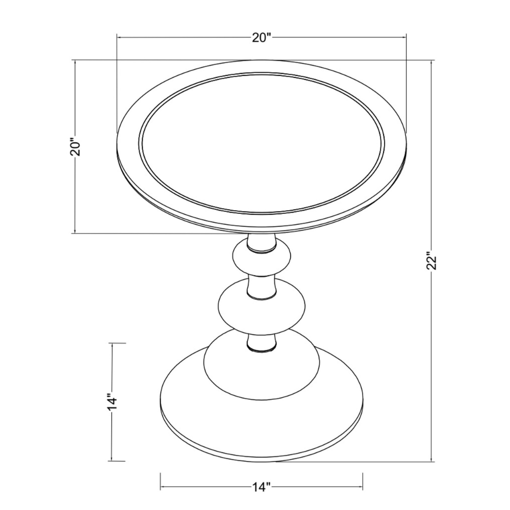 Adour End Table End Table ADUR001-242222 889292885942