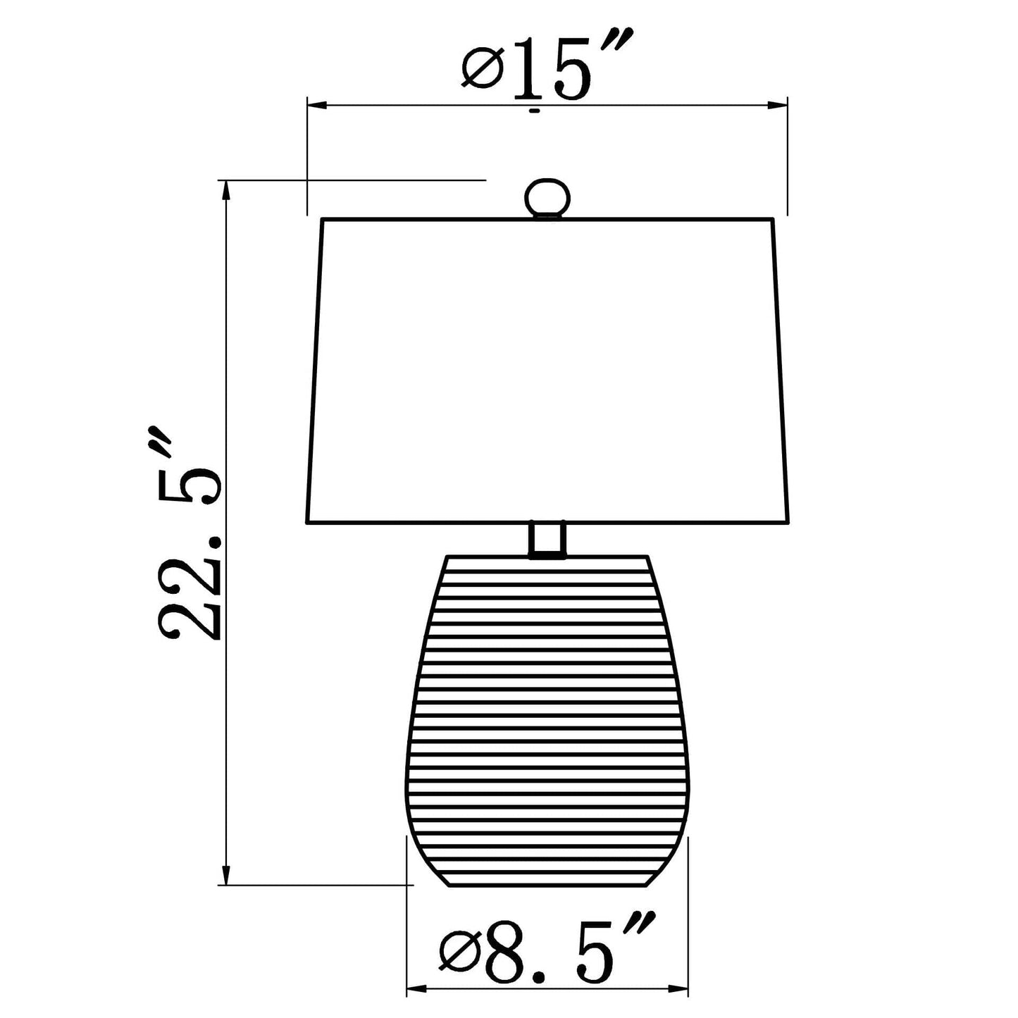 Lighting by BLU Emerson Lamp Table Lamps