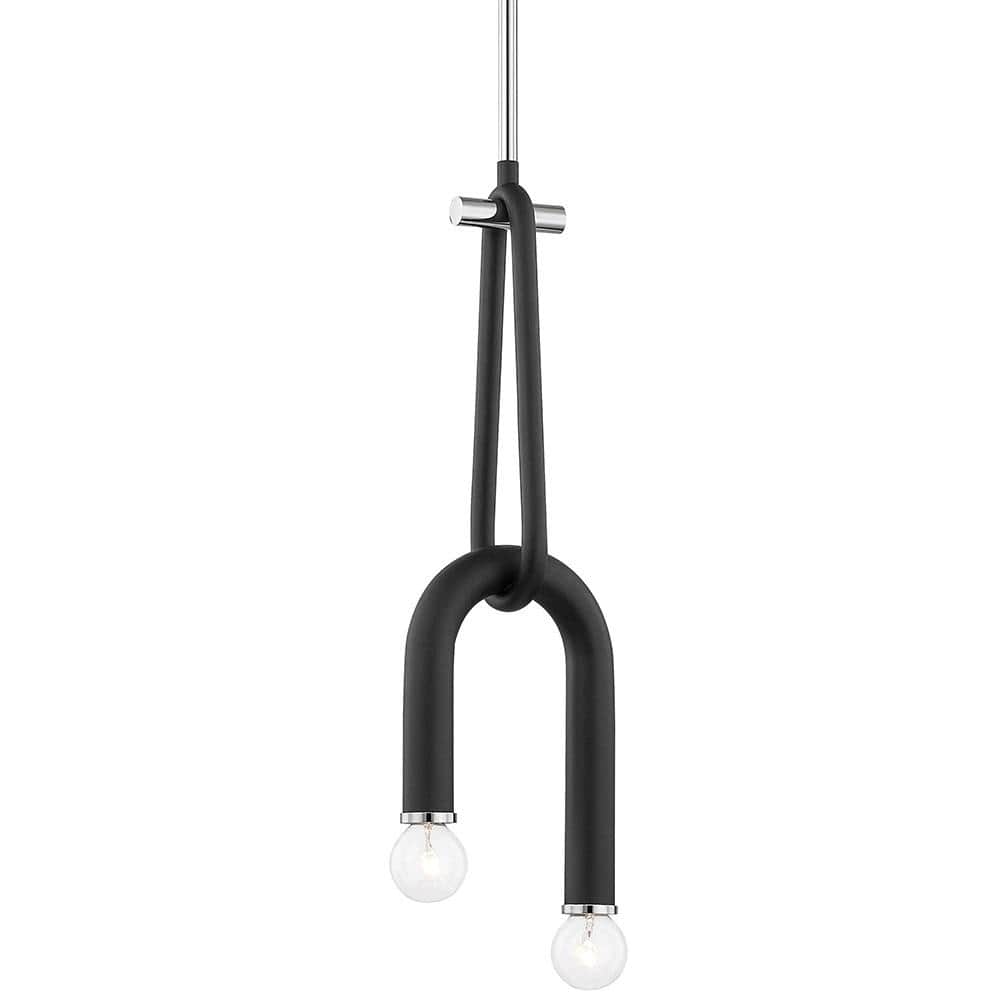 Mitzi Whit Pendant Lighting mitzi-H382702-PN/BK 806134901769