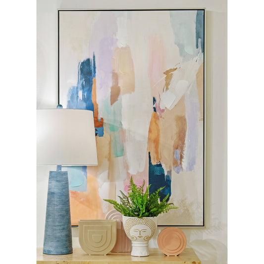 Hoper Abstract Framed Canvas Wall Art