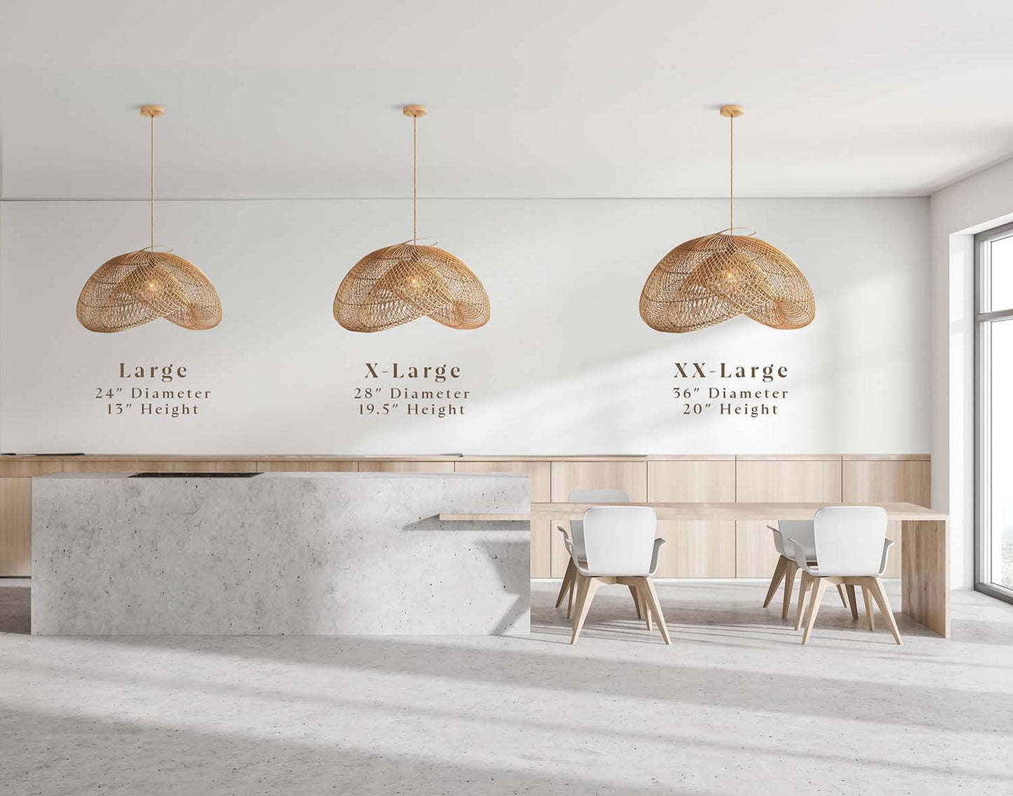 Sepherina Rattan Pendant Light