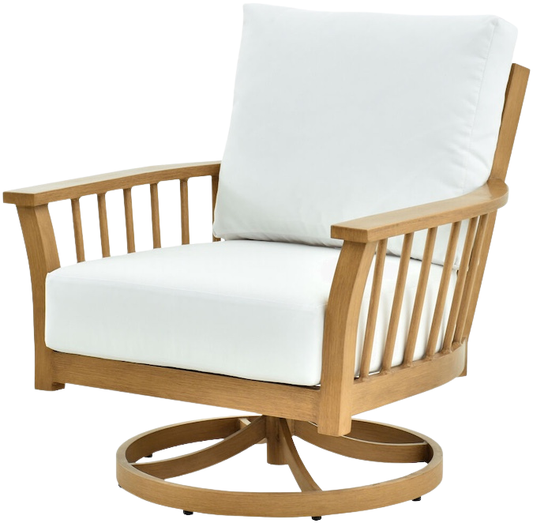 Surya Cape Town Outdoor Swivel Lounge Chair with Sunbrella Fabric