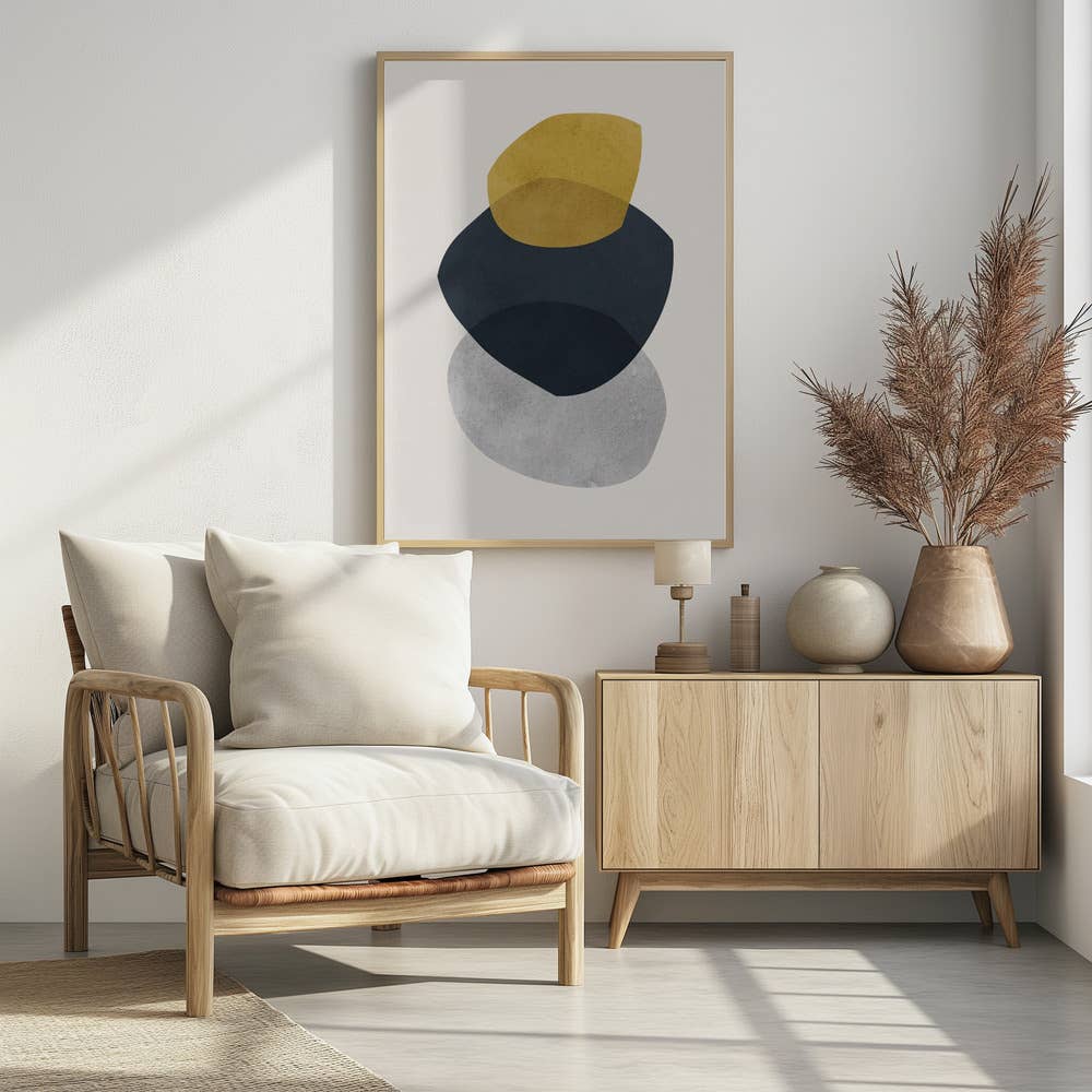 "Expressionist shape" Wall Art