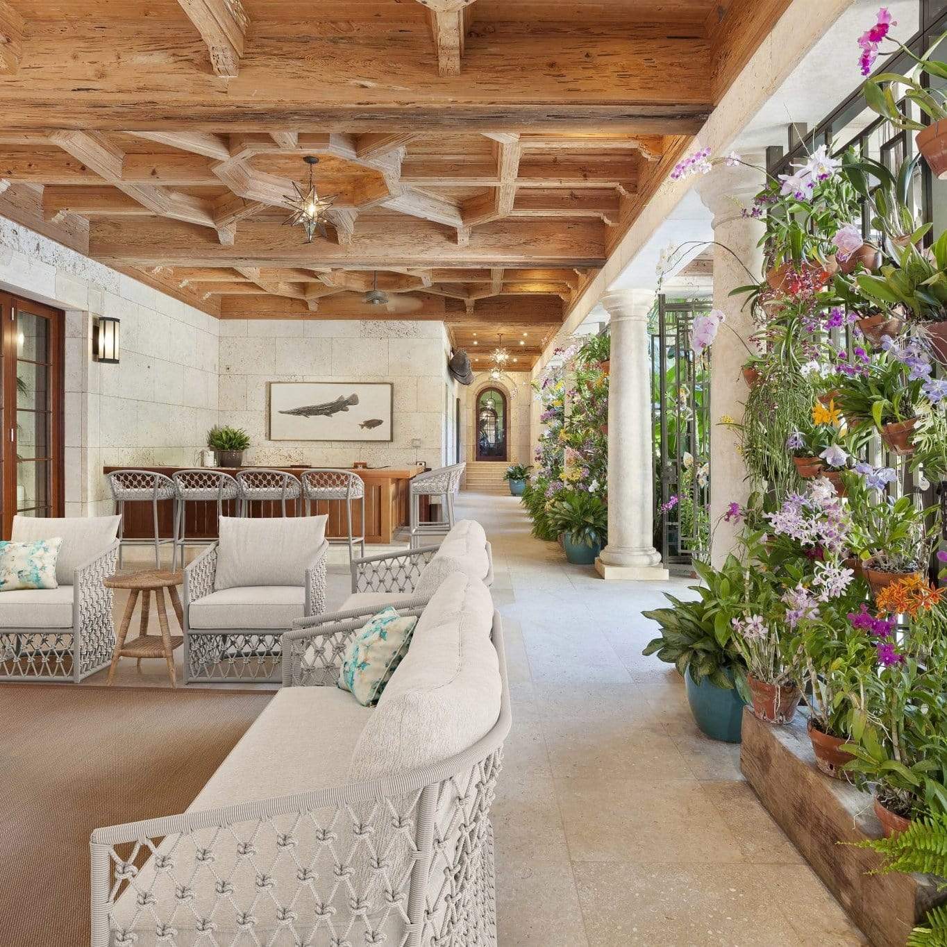 Azzurro Living Amelia Bar & Counter Stool Furniture