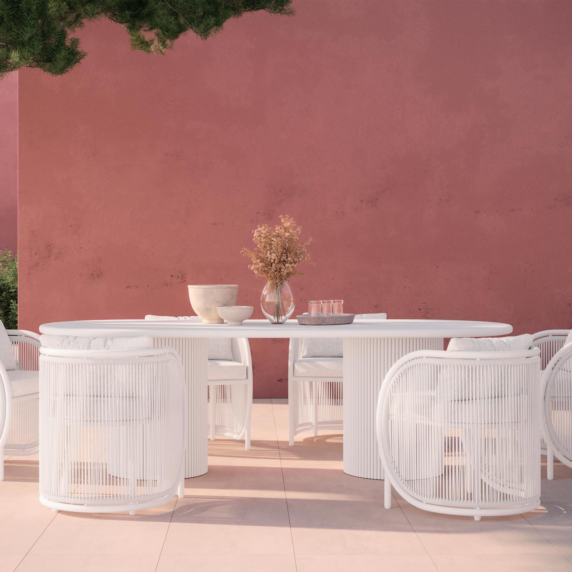 Azzurro Living Kamari Outdoor Dining Chair Outdoor Furniture azzurro-KAM-TR17D-CU