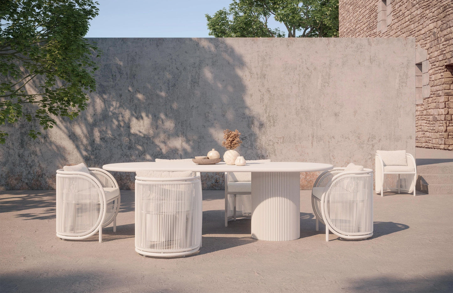 Azzurro Living Karmai Outdoor Dining Chair Outdoor Furniture azzurro-KAM-TR17D-CU