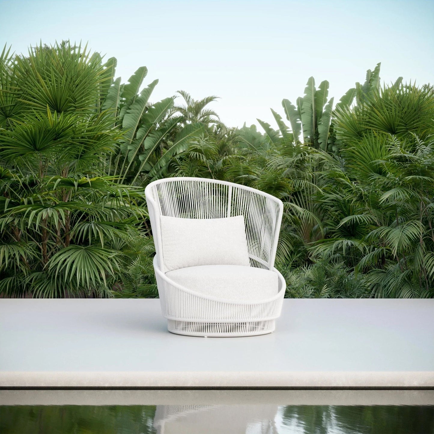 Azzurro Living Palma Outdoor Club Chair Outdoor Furniture