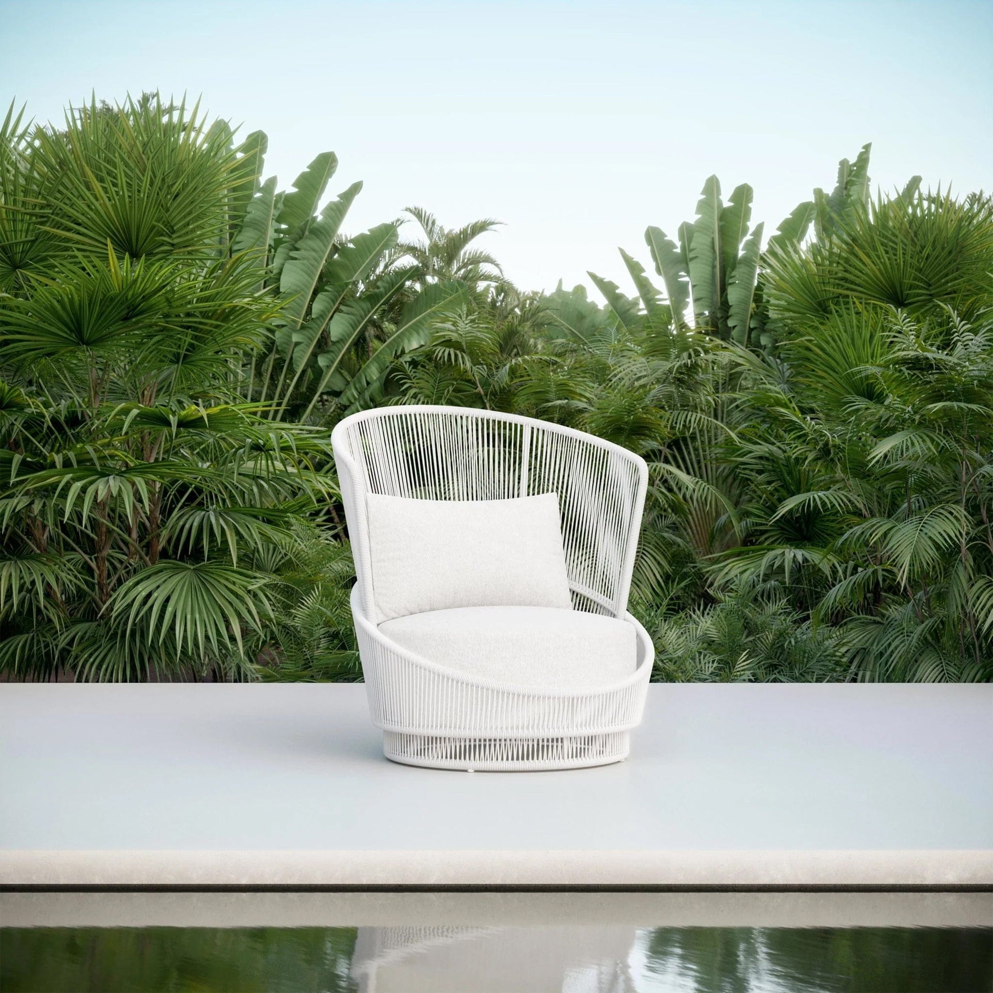Azzurro Living Palma Outdoor Club Chair Outdoor Furniture