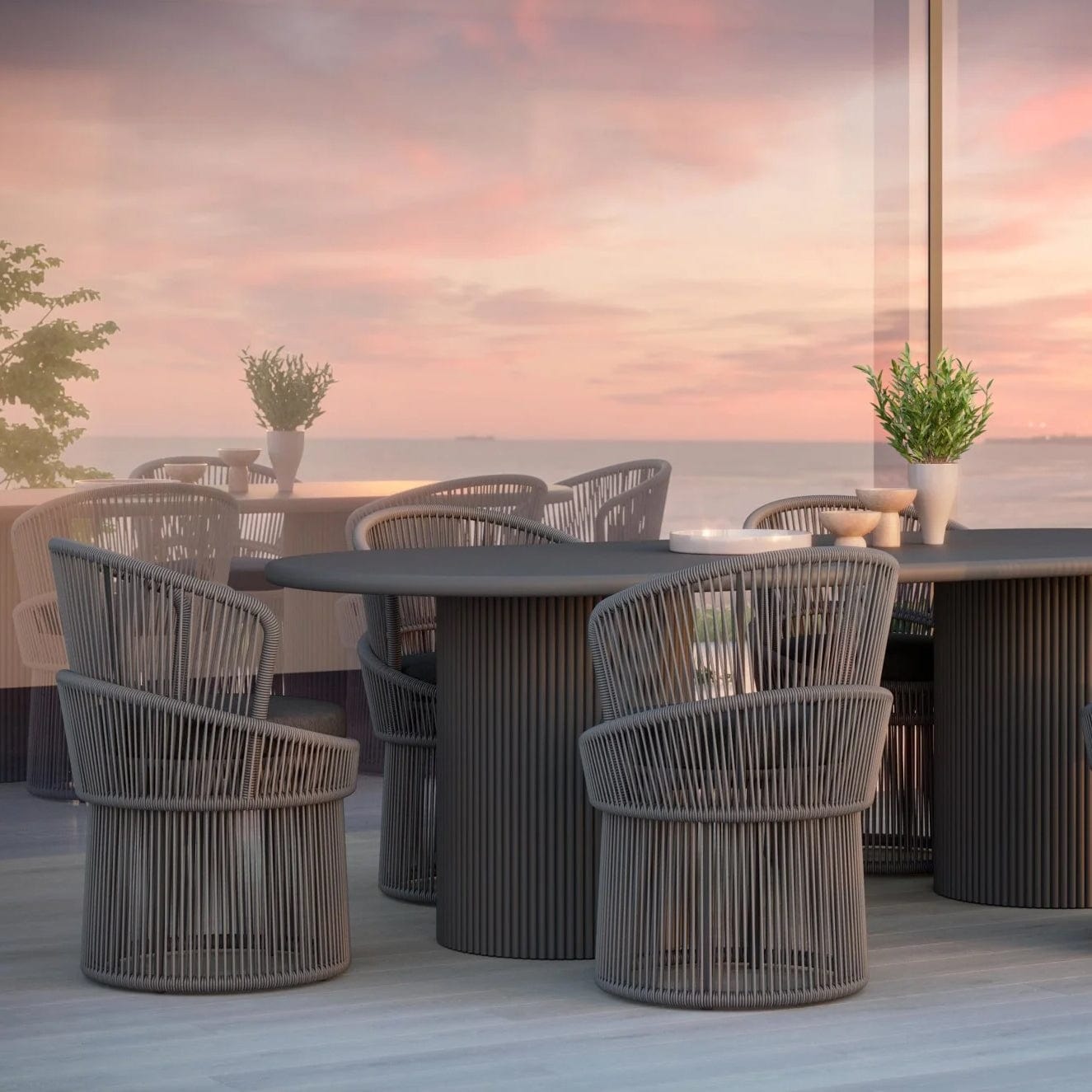 Azzurro Living Palma Outdoor Dining Chair Outdoor Furniture