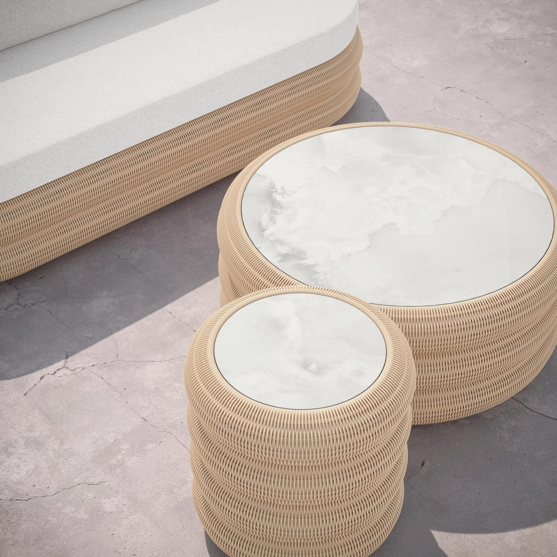 Azzurro Living Texoma Outdoor Coffee Table Outdoor Furniture azzurro-TEX-W05CT-DEK-HEL-CT40