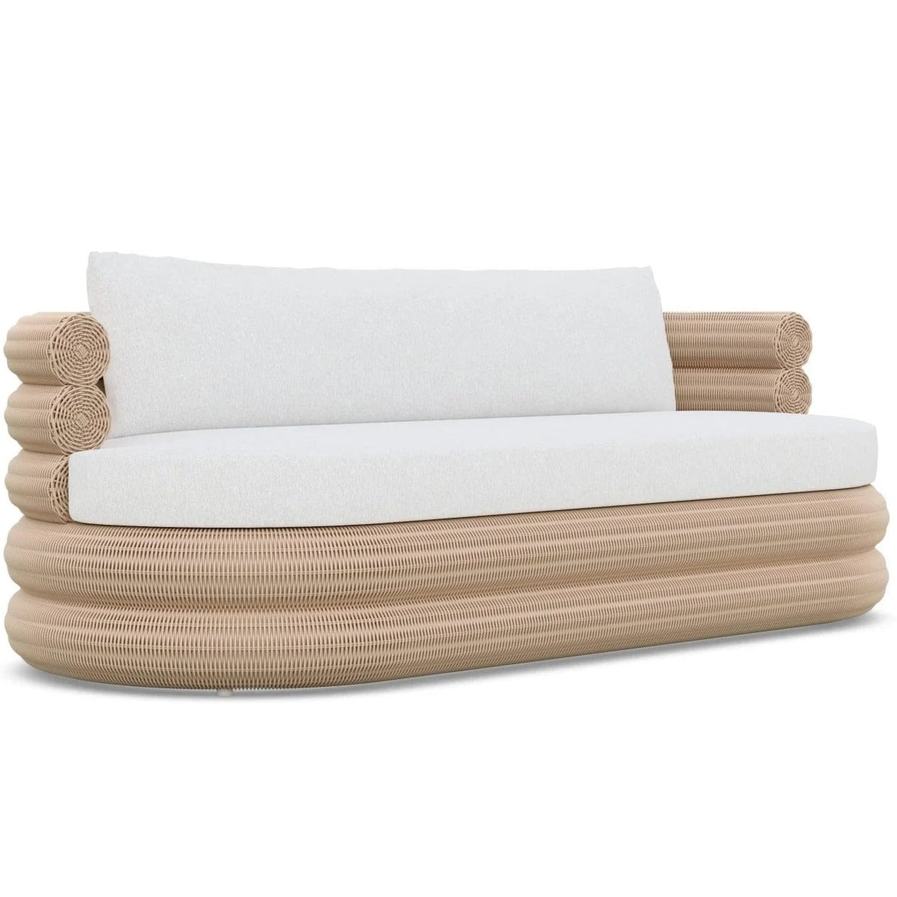 Azzurro Living Texoma Outdoor Sofa Outdoor Furniture azzurro-TEX-W05S3-CU