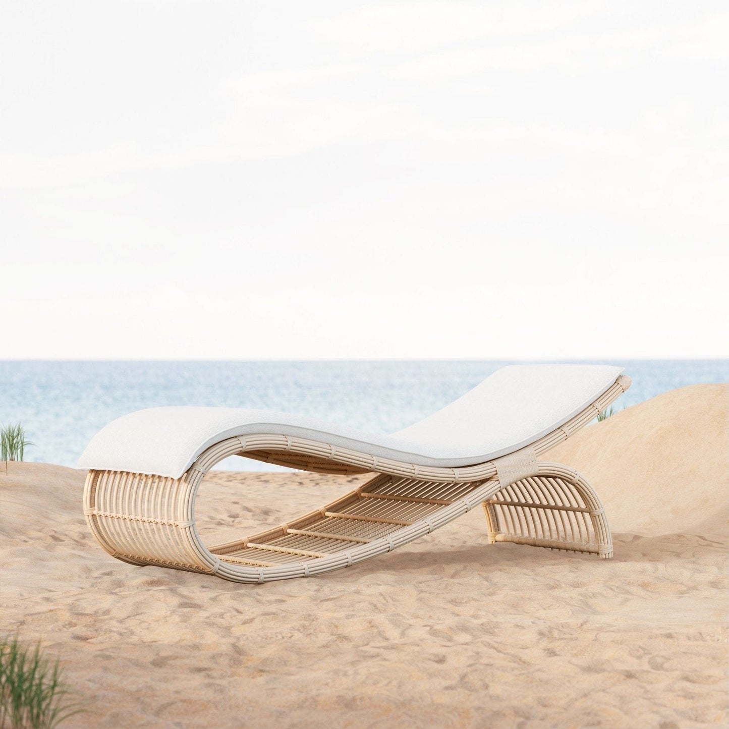 Azzurro Living Wave Chaise Lounge Chair Outdoor Furniture