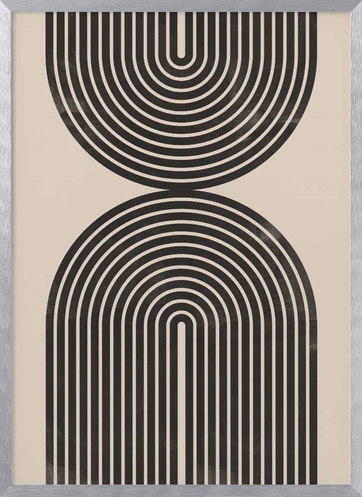 "Black Arch Line Art" Wall Art