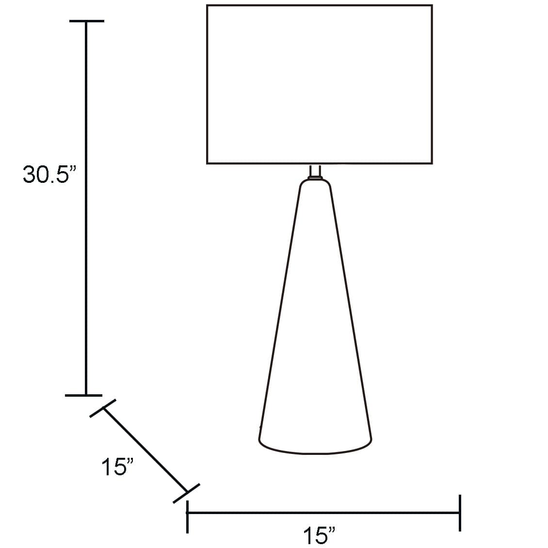 BRIGHT Fulton Table Lamp Table Lamps