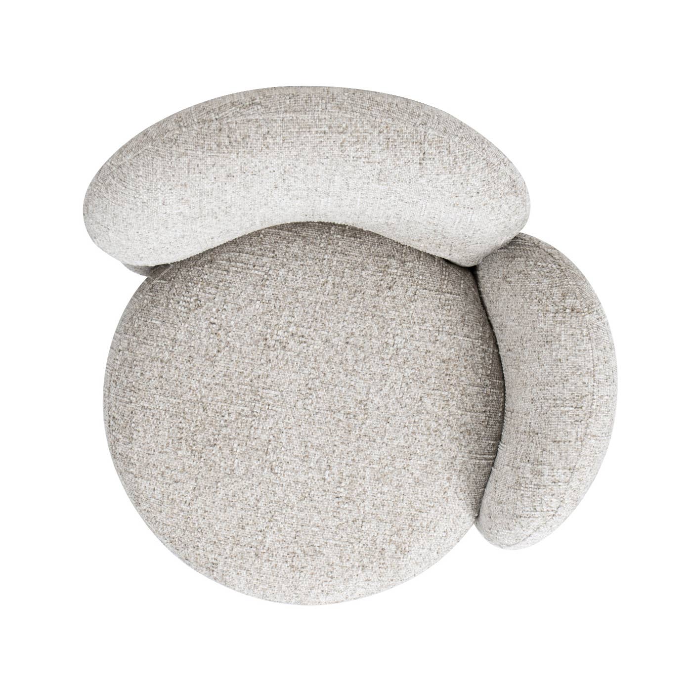 Duo 31.5" RAF One-Arm Swivel Accent Chair