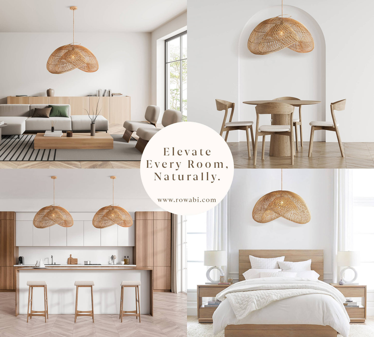 Sepherina Rattan Pendant Light