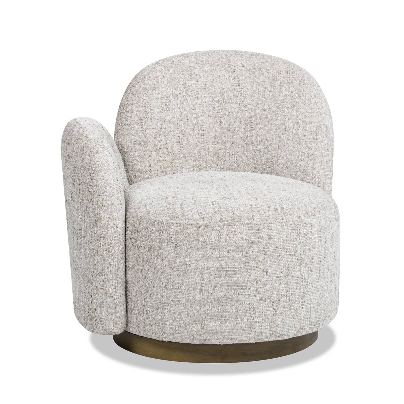 Duo 31.5" LAF One-Arm Swivel Accent Chair