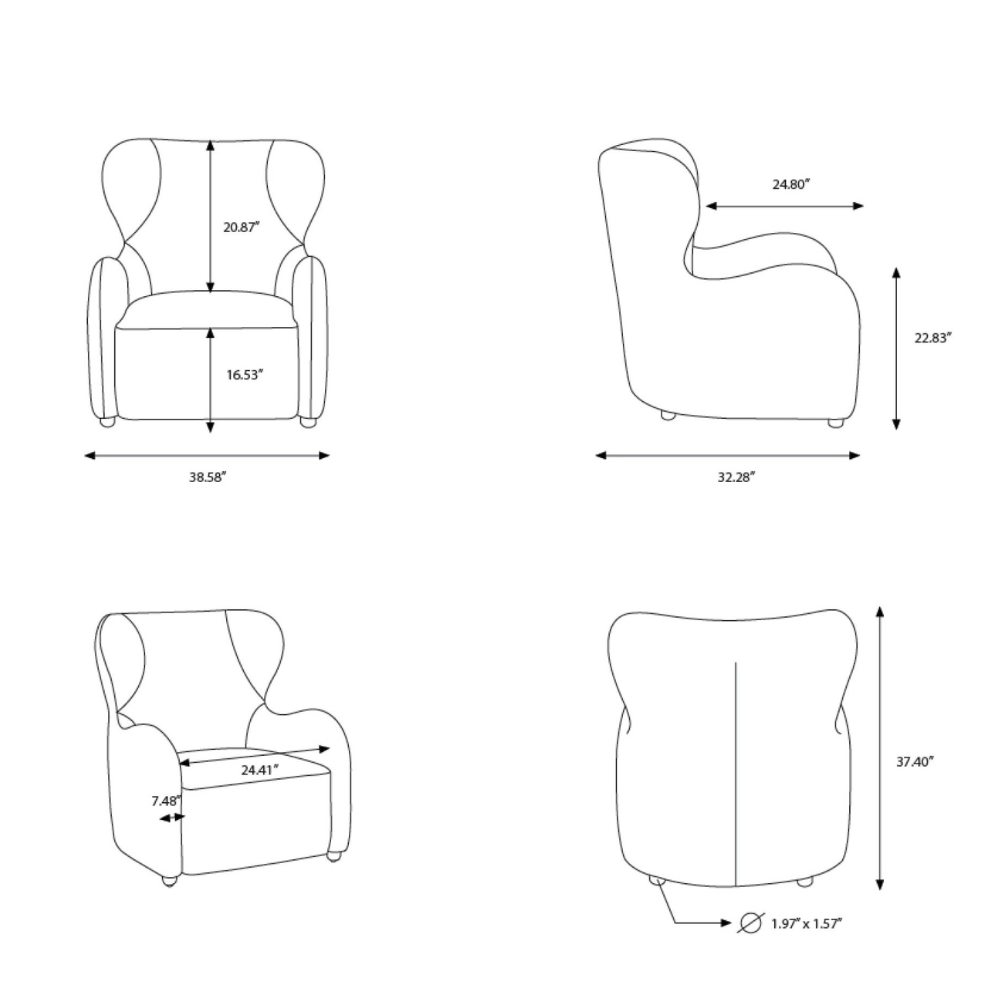 Jacqui Accent Chair Accent Chair