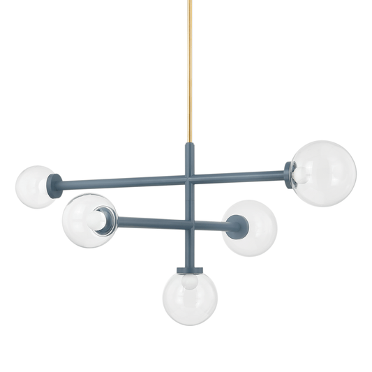 Mitzi Sia Chandelier Chandeliers mitzi-H883805-AGB/SBL