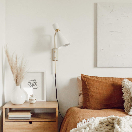 Mitzi Willa Wall Sconce - Aged Brass/White Lighting mitzi-HL295101-AGB/WH 00806134881405