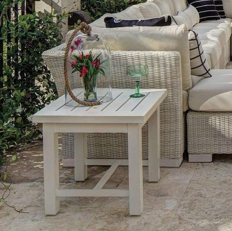 Summer Classics Club Aluminum End Table Furniture