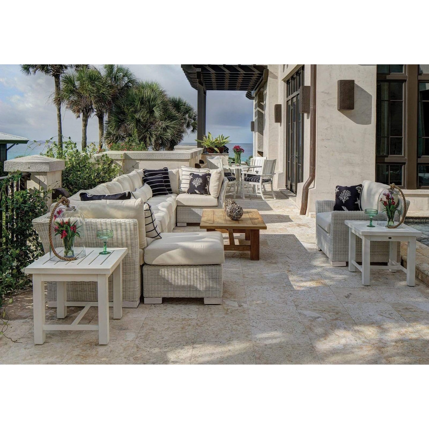 Summer Classics Club Aluminum End Table Furniture