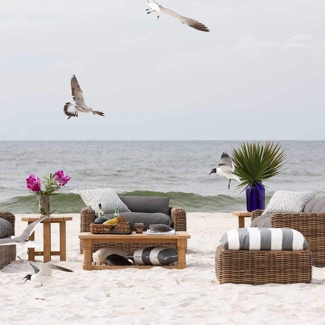 Summer Classics Croquet Outdoor Teak End Table Furniture summer-classics-28364