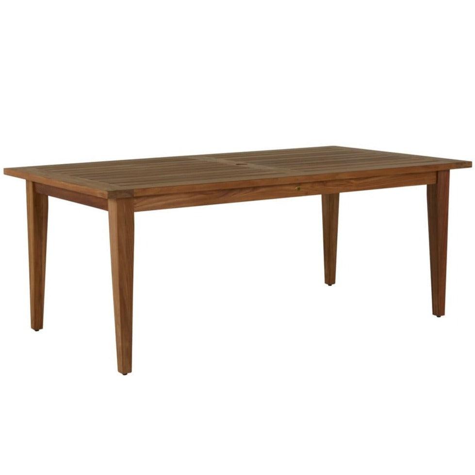 Summer Classics Croquet Teak Rectangular Farm Table Furniture summer-classics-28424