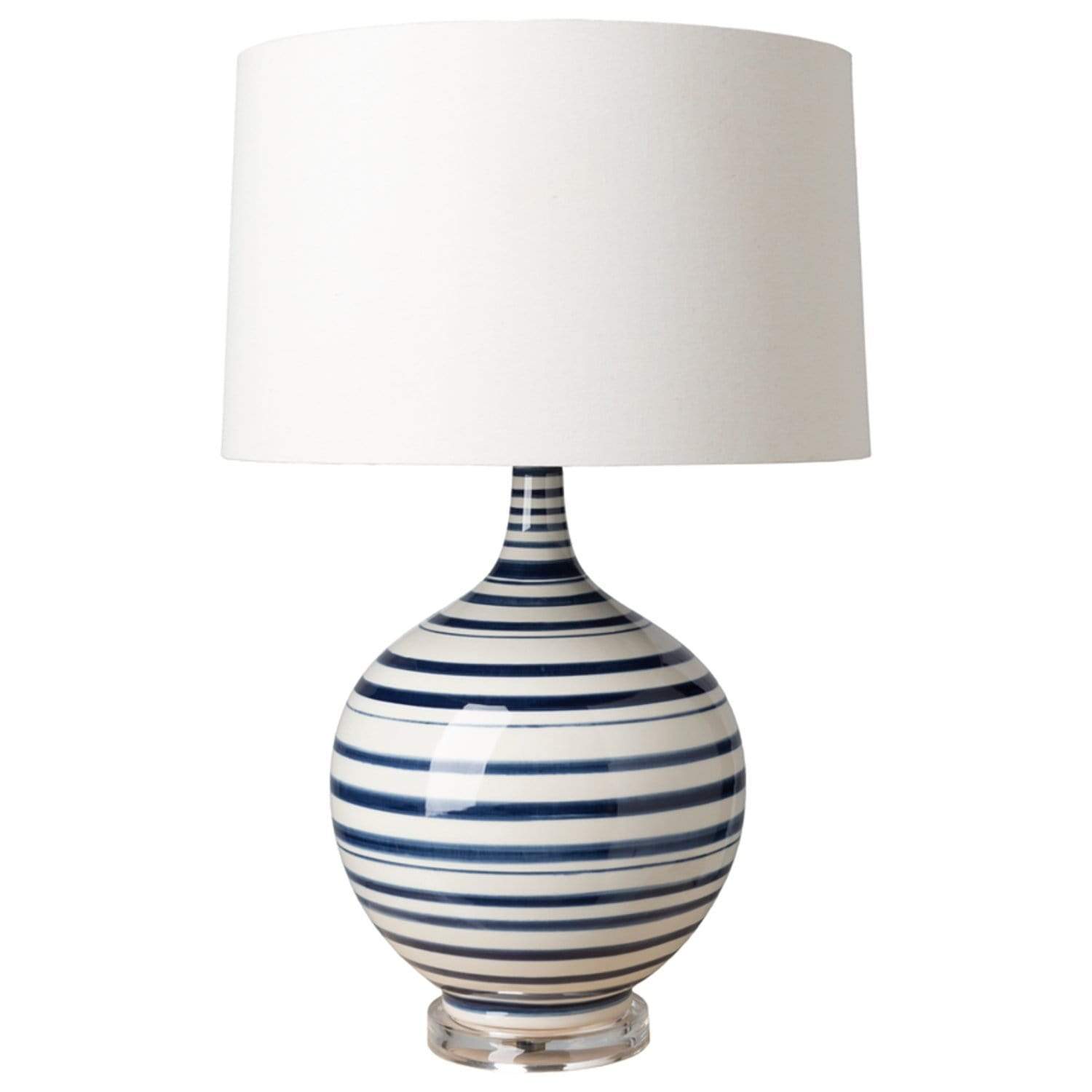 Surya Tideline Table Lamp - Navy Lighting surya-TIL-101 00888473631729